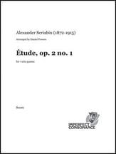 Etude, Op. 2, No. 1 P.O.D. cover